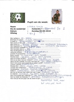 Pupil vd week