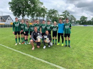 JO15-1 afscheid Dirk en Peter