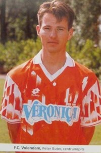 Peter Buter als speler van FC Volendam